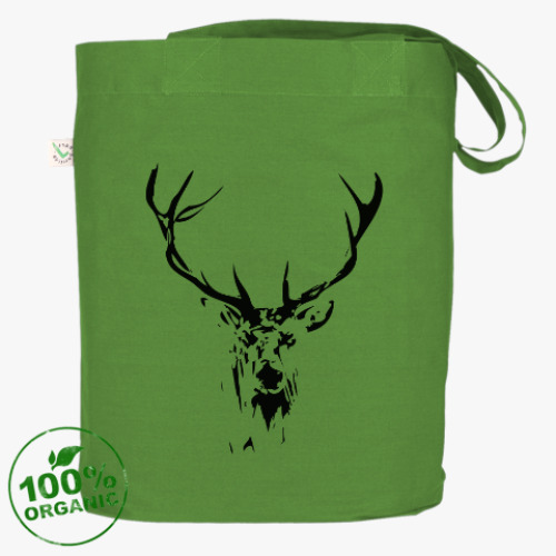 Сумка шоппер с принтом Олень