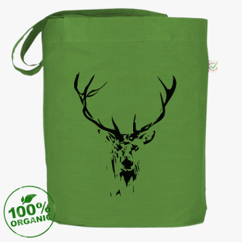Сумка шоппер с принтом Олень