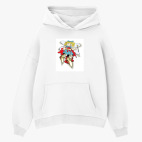 Толстовка худи оверсайз