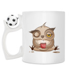 Кружка с футбольным мячиком