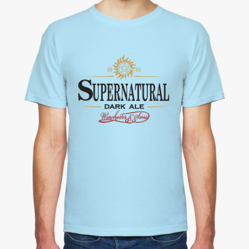 Футболка с принтом Supernatural - Темный эль