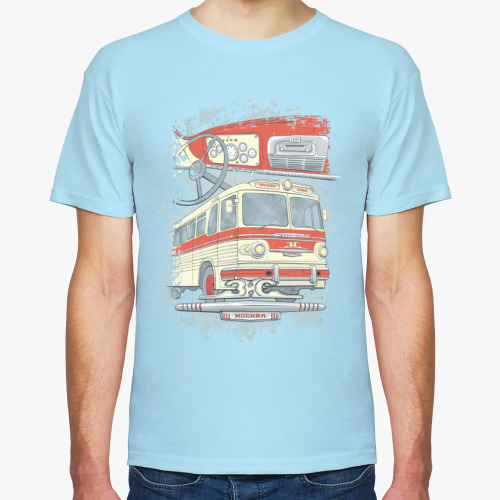 Футболка с принтом ЗИС 127 Автобус
