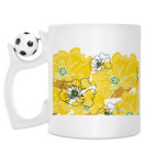 Кружка с футбольным мячиком