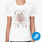 Женская спортивная футболка