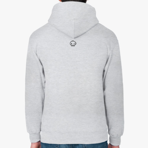 Толстовка худи с принтом Let's pixelate