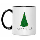 Кружка двухцветная