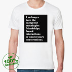 Мужская футболка органик