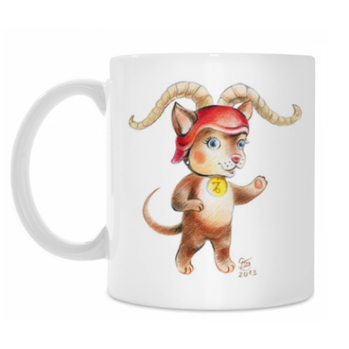 Кружка с принтом Козерог