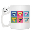 Кружка с футбольным мячиком