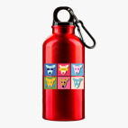 Металлическая бутылка 400 мл UV-DTF