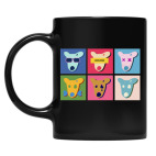 Кружка цветная UV-DTF