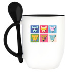 Кружка с ложкой