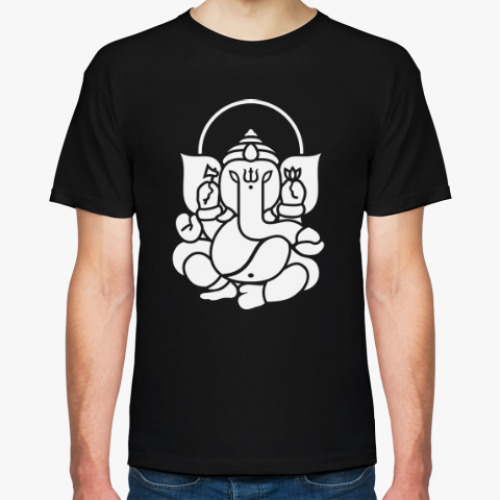 Футболка с принтом Ганеша