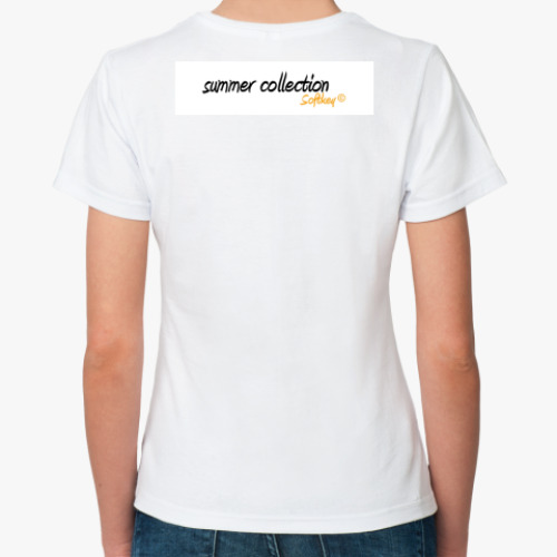 Классическая футболка с принтом  «Эволюция»