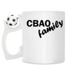 Кружка с футбольным мячиком