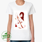 Женская футболка органик
