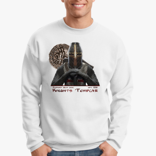 Свитшот с принтом Knights Templar