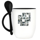 Кружка с ложкой