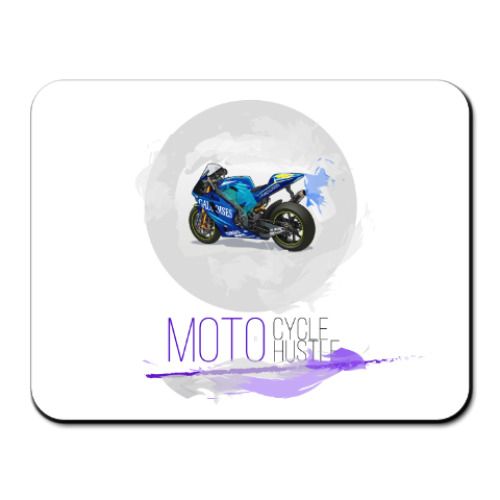 Коврик для мыши с принтом MOTO cycle hustle