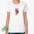 Женская футболка органик