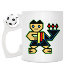 Кружка с футбольным мячиком