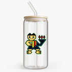 Банка с бамбуковой крышкой