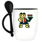 Кружка с ложкой