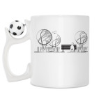 Кружка с футбольным мячиком