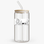 Банка с бамбуковой крышкой