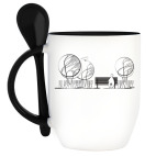 Кружка с ложкой