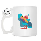 Кружка с футбольным мячиком