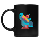 Кружка цветная UV-DTF