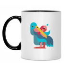 Кружка двухцветная