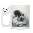 Кружка с футбольным мячиком