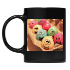 Кружка цветная UV-DTF