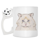 Кружка с футбольным мячиком