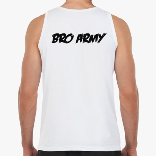 Майка с принтом BRO ARMY