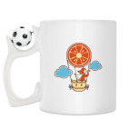 Кружка с футбольным мячиком
