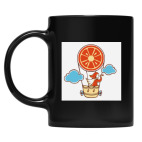 Кружка цветная UV-DTF