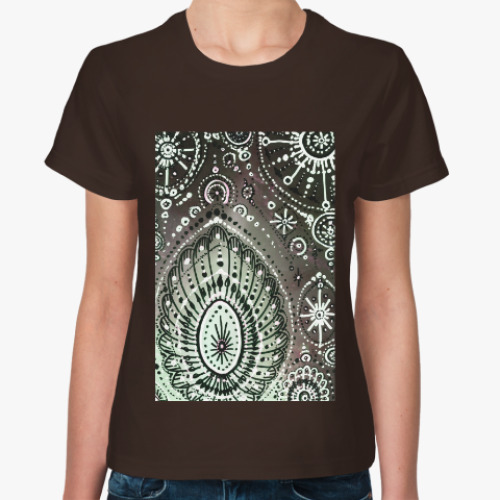 Женская футболка с принтом Раннее утро