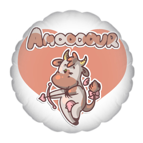 Подушка Коровка Mooood