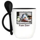 Кружка с ложкой