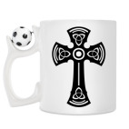 Кружка с футбольным мячиком
