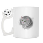 Кружка с футбольным мячиком