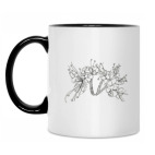 Кружка двухцветная