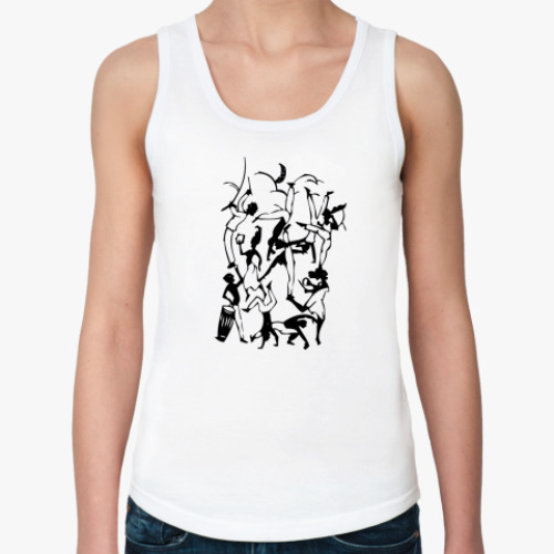 Женская майка с принтом капоэйра