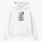 Толстовка худи оверсайз