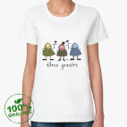 Женская футболка органик