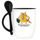 Кружка с ложкой