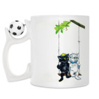 Кружка с футбольным мячиком